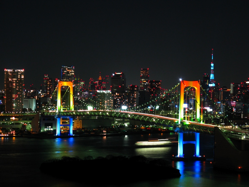 Odaiba and Rainbow Bridge