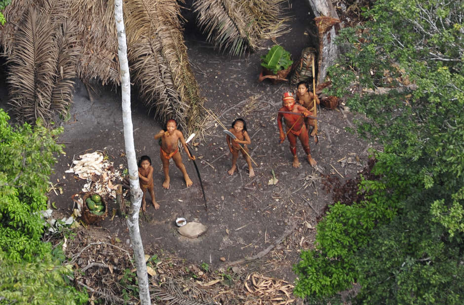 Uncontacted tribes of the Amazon Rainforest (Brazil, Peru, etc.)